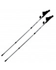 Палки "Espado" для скандинавской ходьбы с ручкой из пробки, 3-х секционные,2шт, ENW-004, серебристый Серебристый-фото 2 additional image